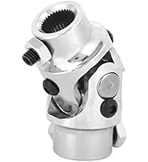 Akozon 3/4-36 Steering Shaft U Joint UJ-003 Spline X 3/4in DD Universal Steering Joint Replacemen...