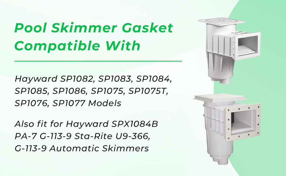 ArrogantF SPX1084B Pool Skimmer Gasket Replacement for