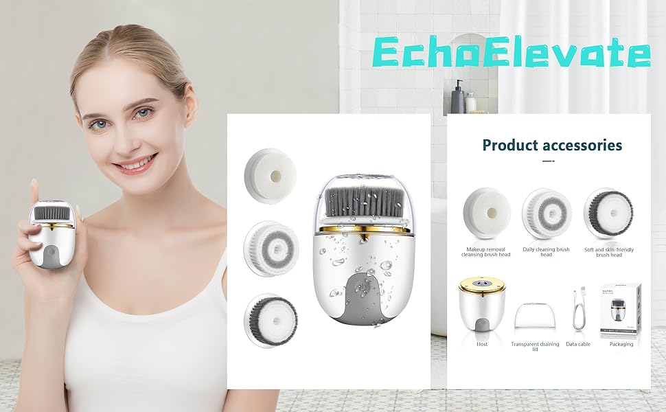 Electric facial brush