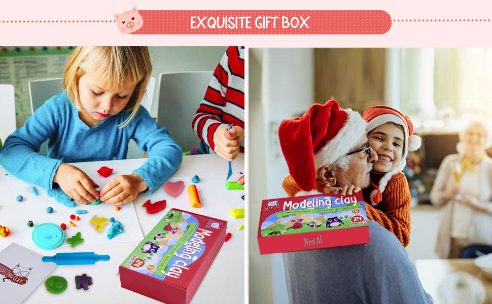 modle clay gift box