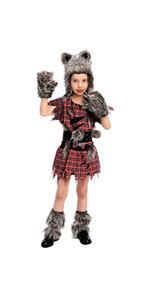 Girl Wolf Costume