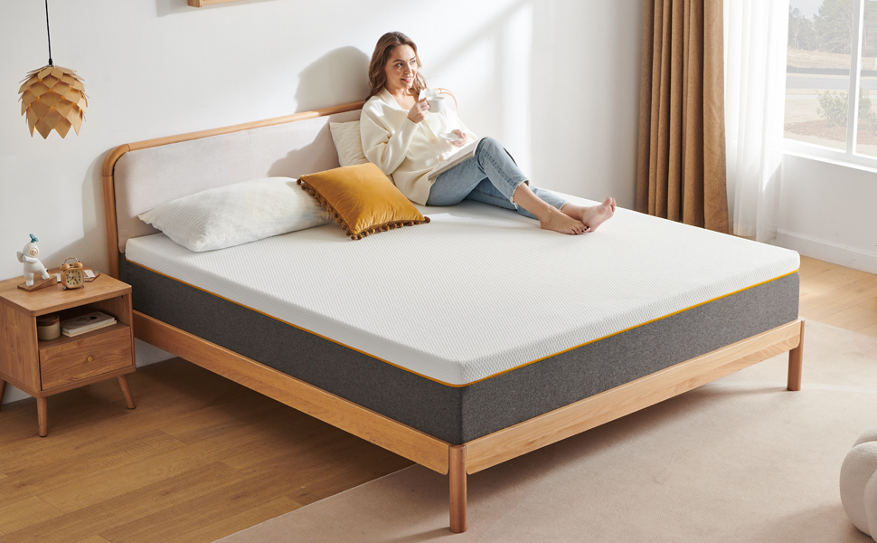 OYT Single Mattress.double Memory Foam Mattress,Breathable Mattress Medium Firm