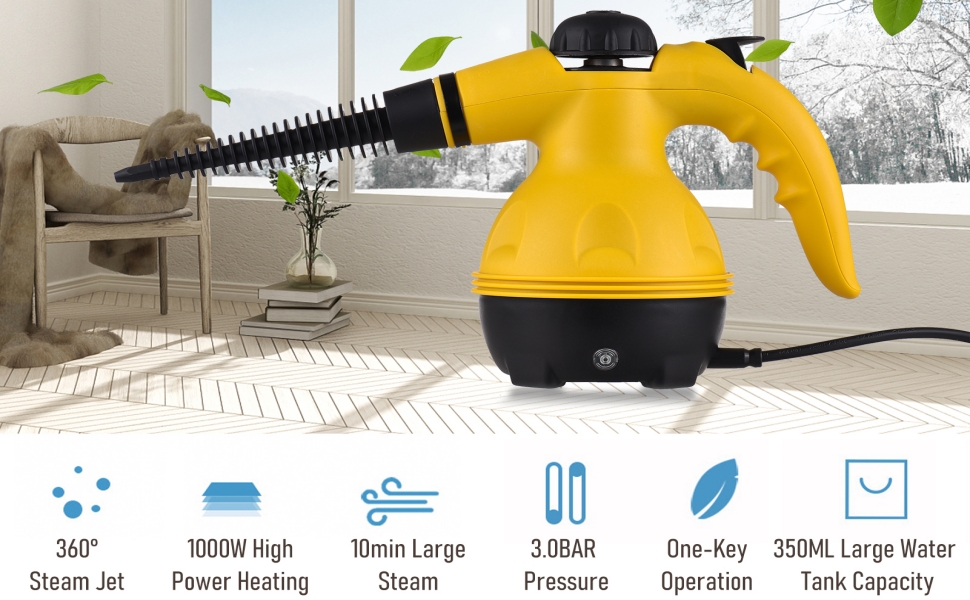 Decdeal Handheld Steam Cleaner, High Temperature