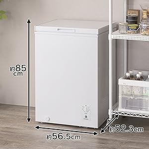 大阪送料無料★3か月保障★冷凍庫★2017年★PF-A100TD-W★R-157 028a142a-b518-4052-aca9-