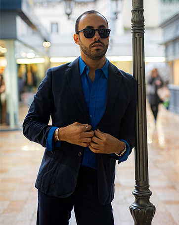 Herren Slim Fit Businesshemd