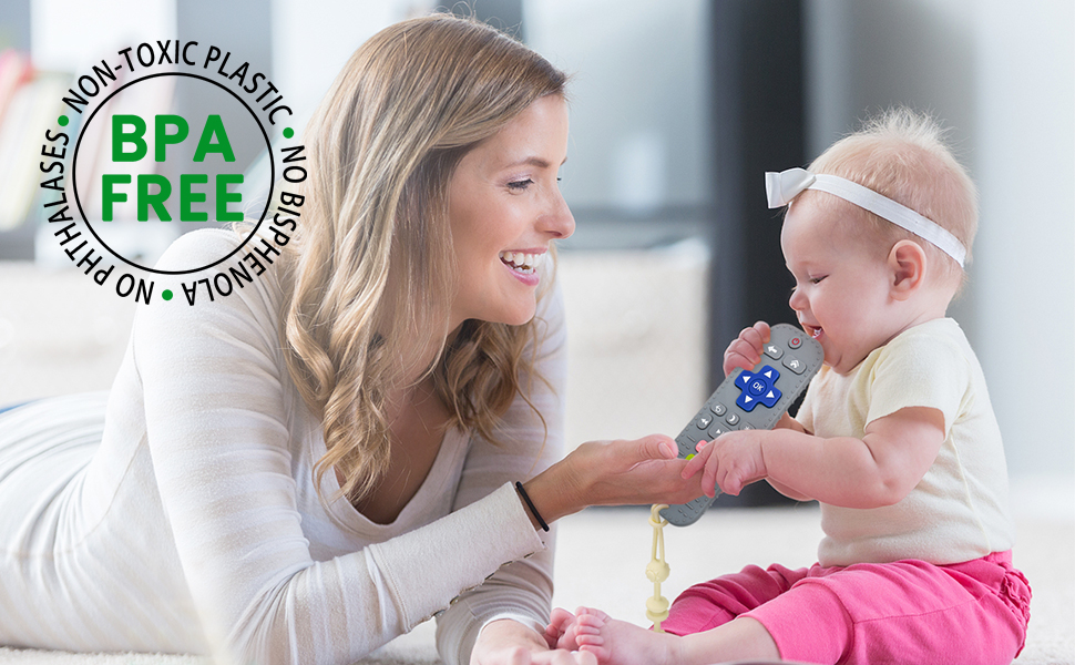 remote teether for baby