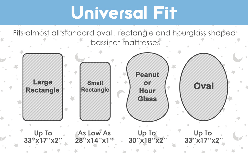 Beberoad Love 2 Pack Baby Sheets, 100 Cotton Soft