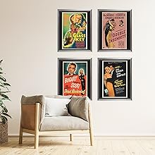 Asgard Press 2025 Vintage Film Noir Calendar images in frames
