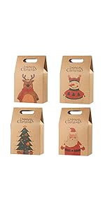 16PCS Christmas Treat Bags