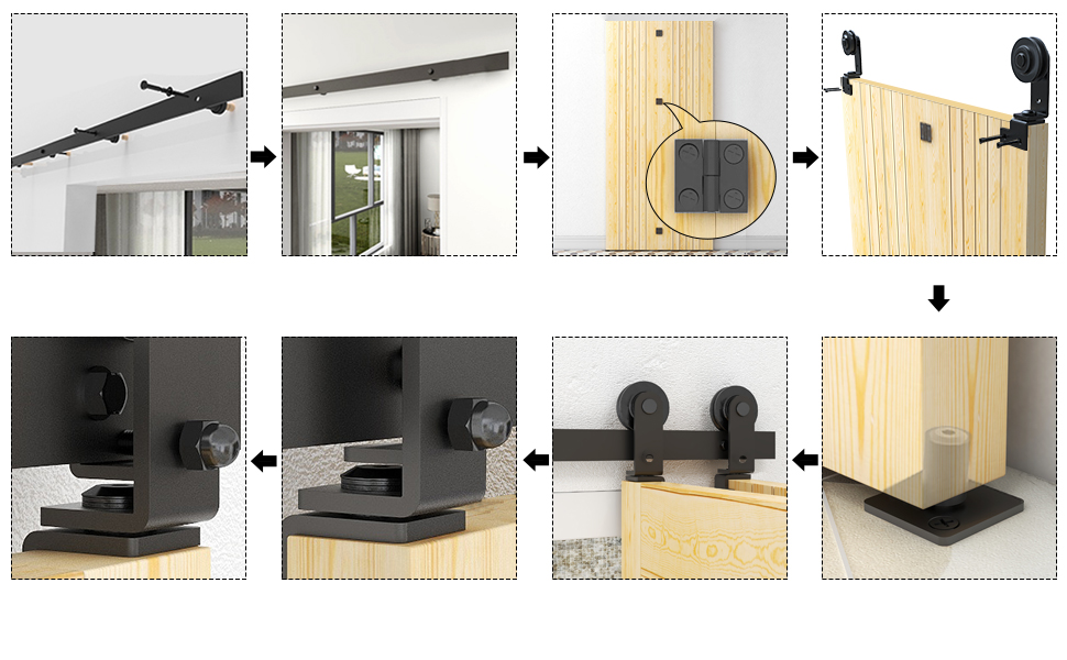 BIFOLD BARN DOOR HARDWARE KIT