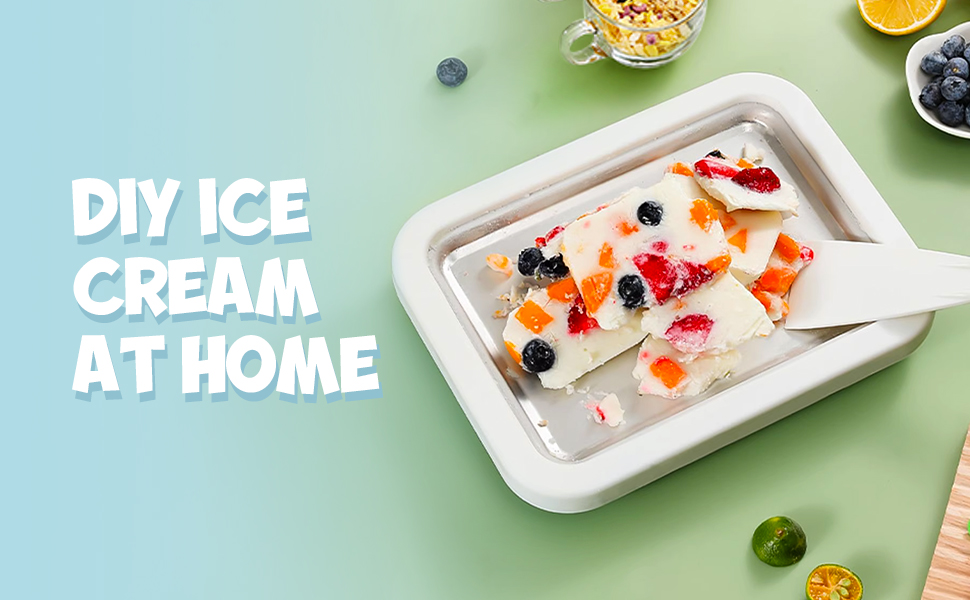 Instant Ice Cream Maker,Cold Plate Rolled Ice Cream Maker