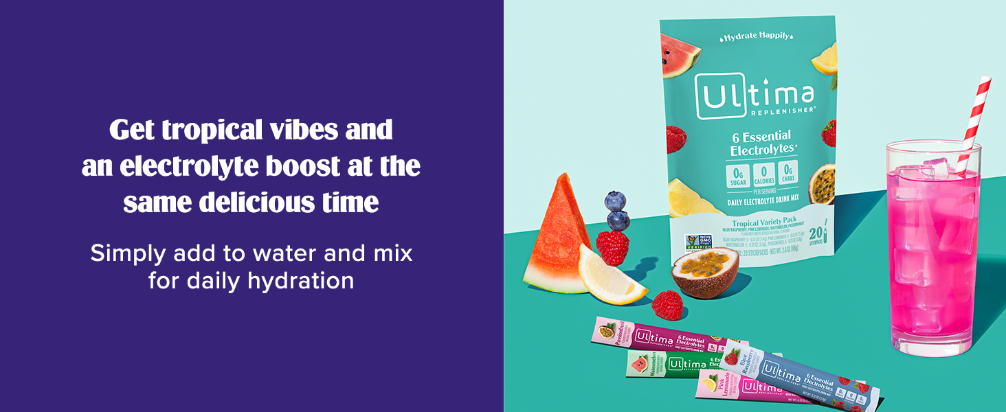 Get tropical vibes and an electrolyte boost at the same delicious time