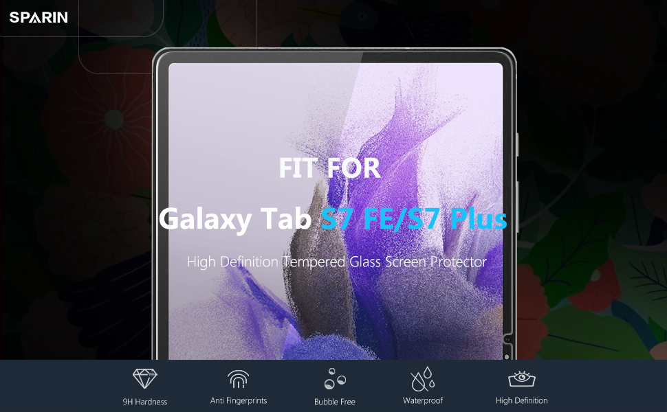 galaxy tab s7 fe screen protector/galaxy tab s7 plus screen protector
