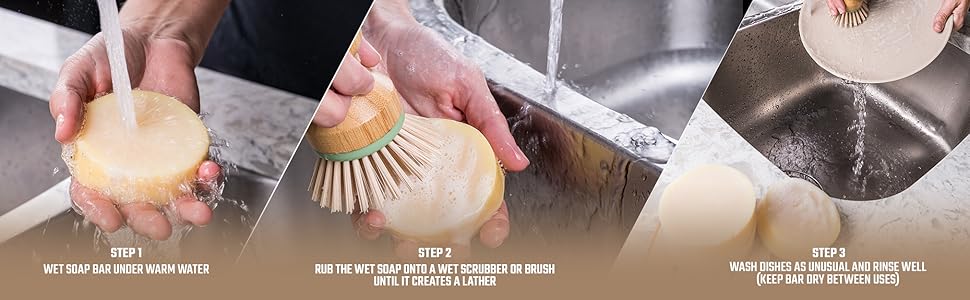 Wet soap bar 