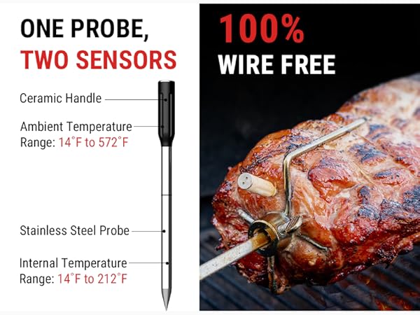 smart meat thermometer bbq thermometer for smoker best meat thermometers for grilling