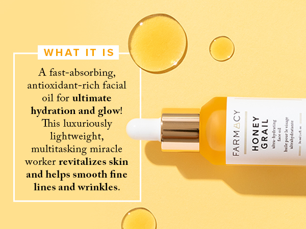 FARMACY HONEY GRAIL フェイスオイル 30ml Honey Grail Ultra Hydrating Face Oil | Farmacy Beauty