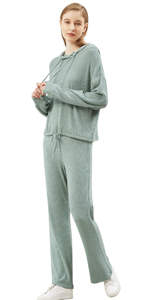 Tracksuit Rib-Knit Lounge Sets