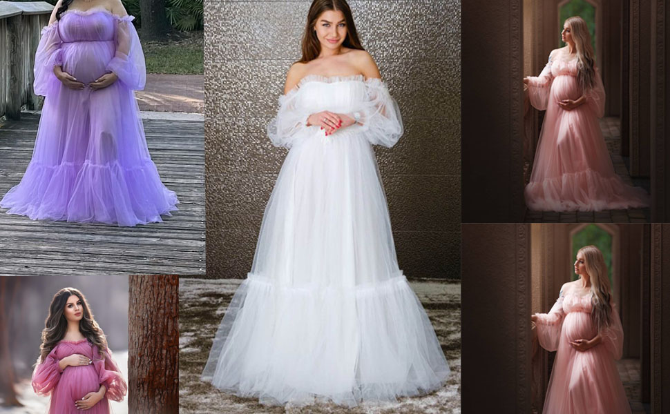 maternity gown for baby shower