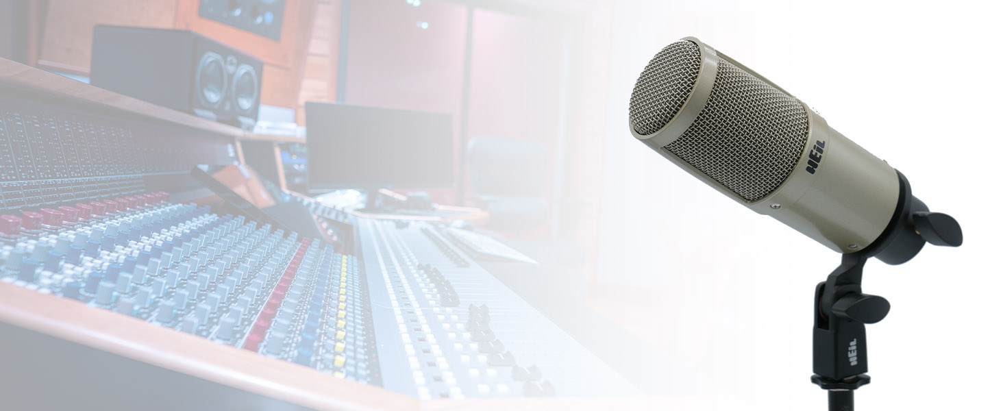 Heil PR 30 Dynamic XLR-Microphone for Video Podcast, Live Sound, Recording