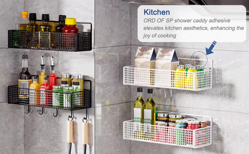 ORD OF SP Shower Caddy Adhesive Replacement, 2 Pack Strong