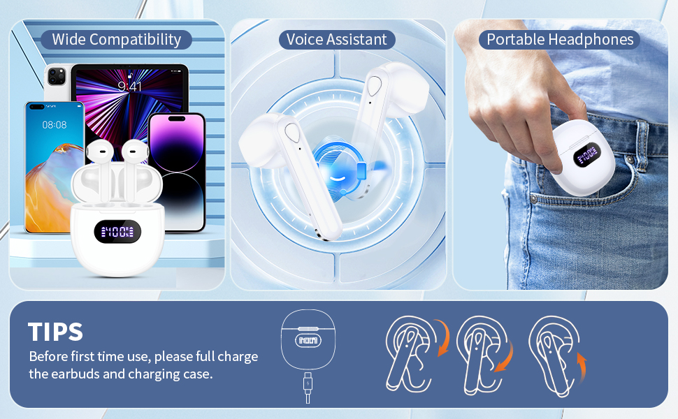 wireless earbuds