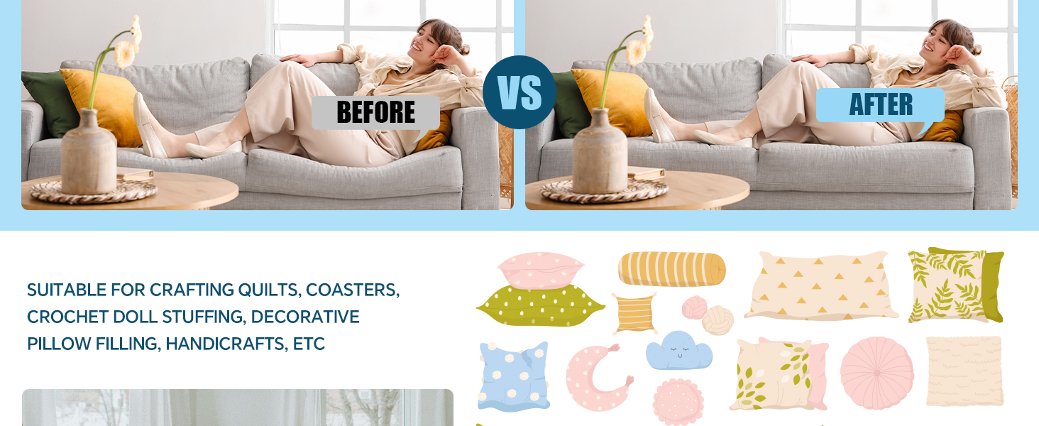HOMBYS Thick Polyester Quilt Batting for Couch Cushion, (48 inch * 5 Yards) Protecting Furniture and Handicraft
HOMBYS 02a21a77 80ca 4021 9943 E59cd669aa0f. CR0,0,1464,600 PT0 SX1464 V1
