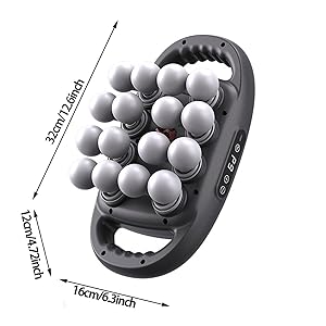 Evasea Massager, 16-Drive 8-Head Massage Gun Set, Deep Tissue Massage Gun with 9 Levels &amp; 9 Modes