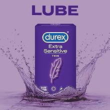 Durex, Extra Sensitive, Thin, Lube