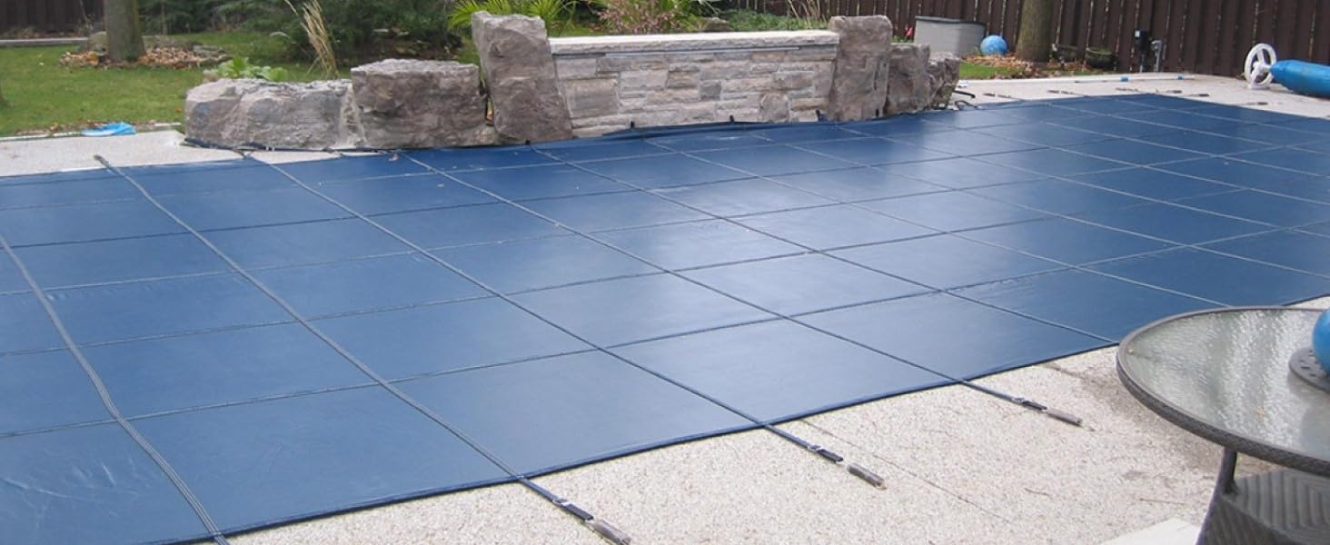 ONESTOCK 16x32 Pool Cover for Inground Pools Safety