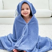 kids hooded bath towel