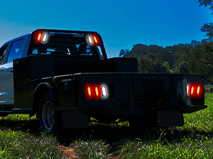 6inch trailer lights red white