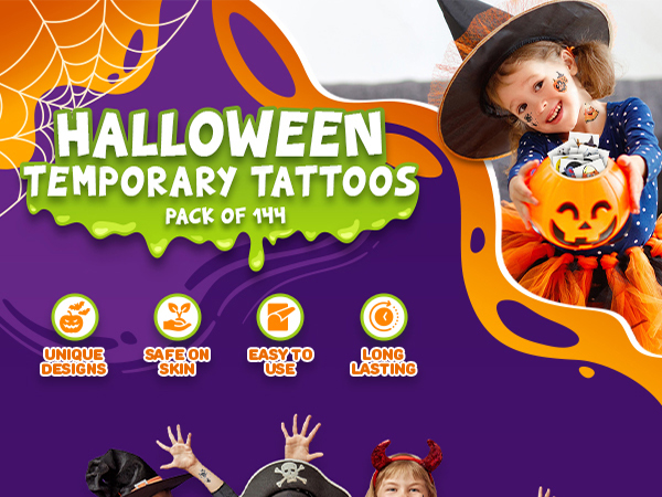 Halloween Temporary Tattoos