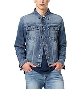 Buffalo David Bitton Men's Trucker Denim Jacket Vintage Style Shacket
