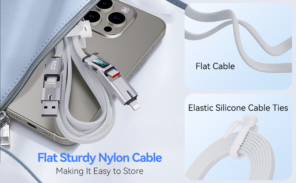 PZOZ 60W USB C to Lightning Cable 1.5M