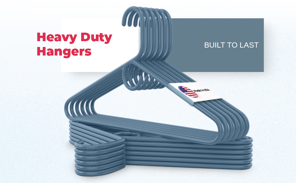Neaties Heavy Duty Plastic Hangers Bulk (6, 12, 18, 24, 30