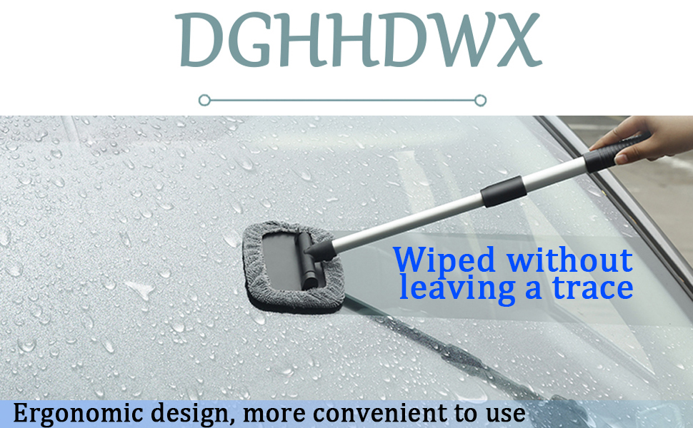 Magnetic Window Cleaner, Extendable Handle Auto Windshield Glass ...