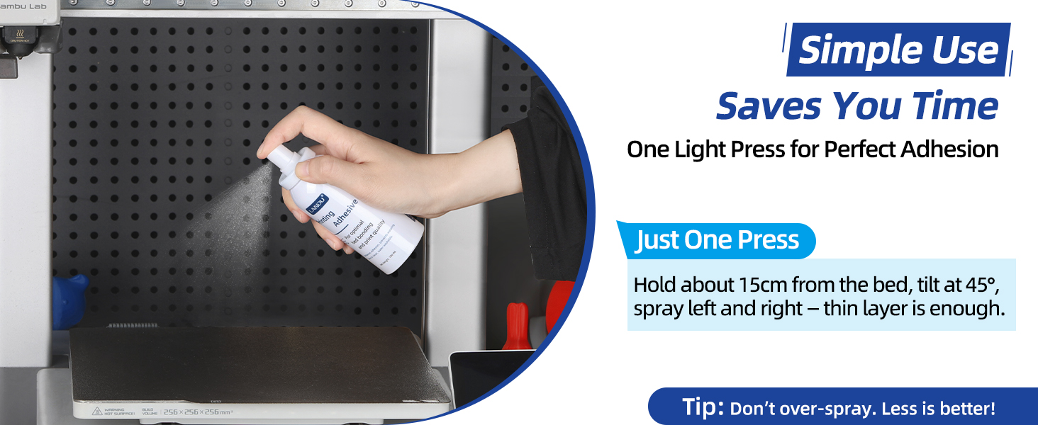 LANDU 3D Printing Adhesive, 3D Printer Build Plate Bed Adhesive Glue Reduces Warping for ABS, ASA, PLA, and PETG Filament Suitable for Various 3D Printing Beds, 3D Glue for 3D Printing - 150ml 11 3d pla glue