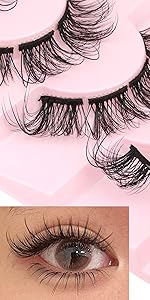 eyelash clusters