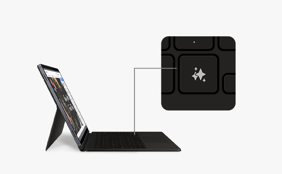 SAMSUNG Galaxy Tab S10 FE ブックカバーキーボード付き Galaxy Tab S10 Ultra Book Cover Keyboard | ケース・カバー