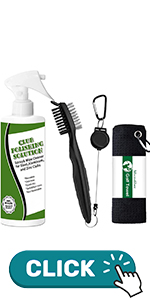 Golf Club Cleaning Kit Woods Iron Polishing Solution