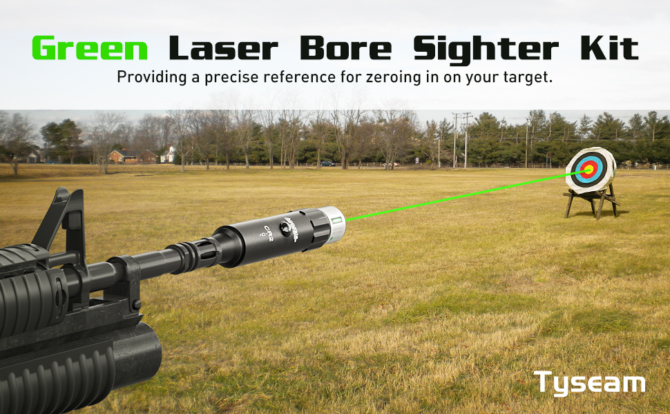 Universal Green Laser Bore Sight kit for .177 to 12GA