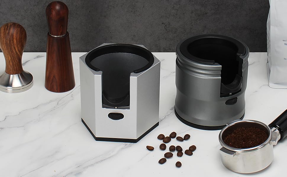 DIBTSA Coffee Portafilter Holder,Espresso Tamping Station