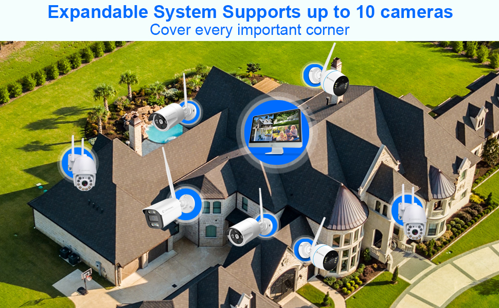 Cromorc wireless security camera system