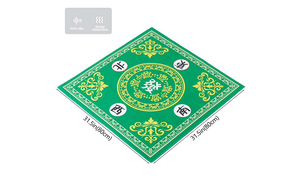 Mahjong Mat Game Table Mat Suitable for Mahjong Tile Game Poker Game Domino Game