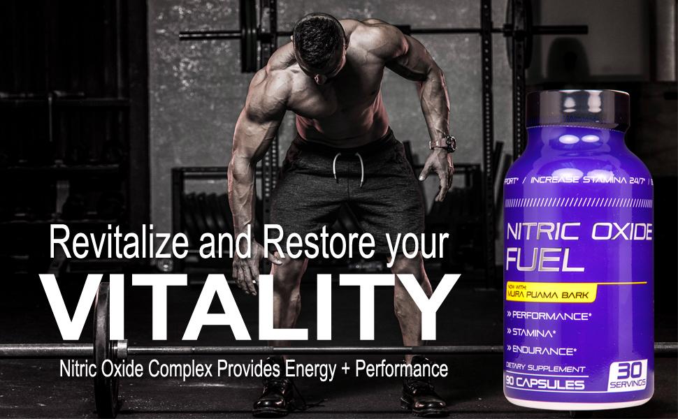 nitric oxide booster form men male enhancement energy stamina work out blood flow