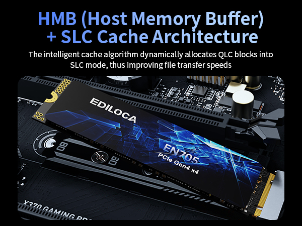Amazon.com: Ediloca 4TB SSD NVMe M.2 2280 PCIe Gen4 x4