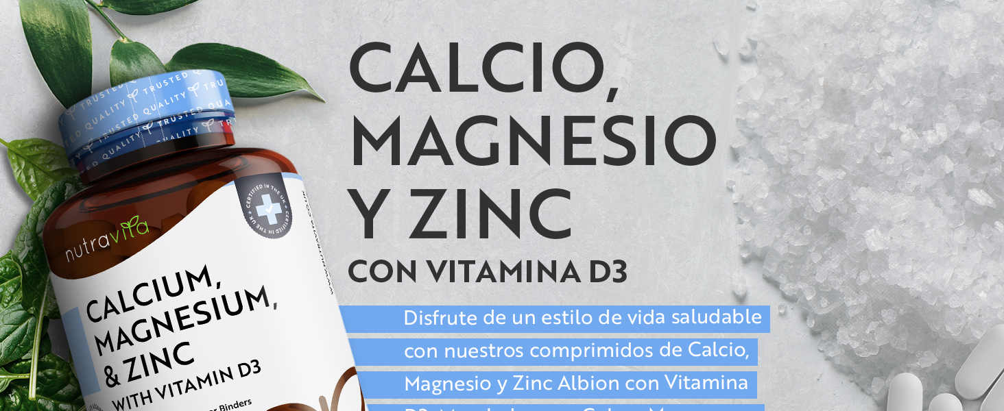 Calcio Magnesio Zinco e Vitamina D3