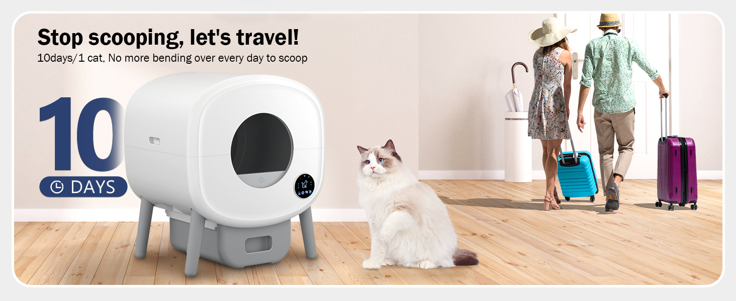 self cleaning cat litter box
