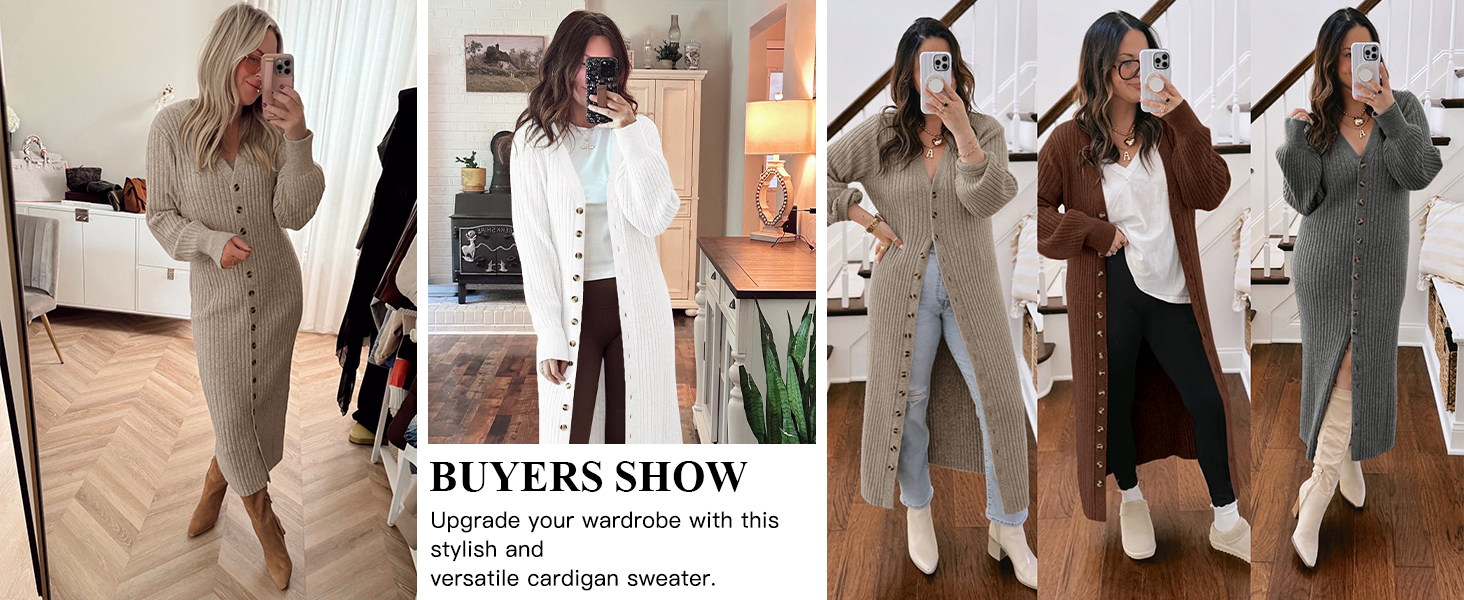 long cardigans for women