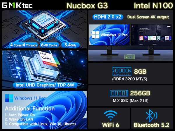 Mini Pc 12th Gen N100